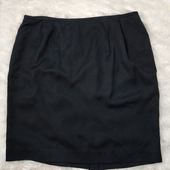 RENA ROWAN FOR SAVILLE WOMEN'S PLUS SIZE SKIRT SIZE 20W BLACK - Picture 1 of 4